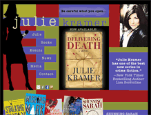 Tablet Screenshot of juliekramerbooks.com